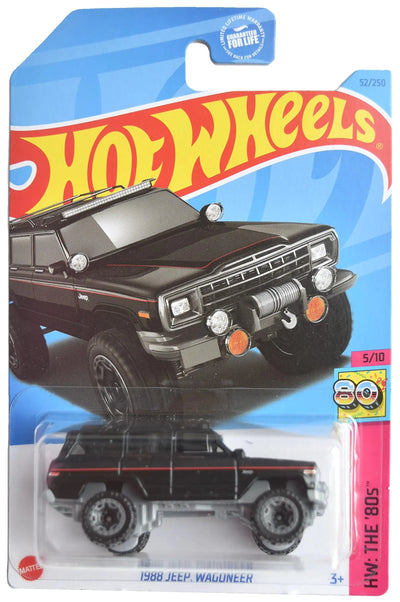 Hot Wheels 1988 Jeep Wagoneer The 80s 5/10 [Black] 52/250