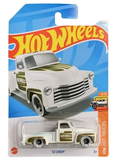 Hot Wheels 52 Chevy White HW Hot Trucks 8/10 139/250