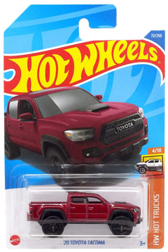 Hot Wheels 20 Toyota Tacoma Hot Trucks 4/10 - red