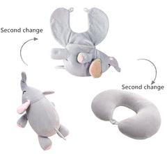 Plush Animal Toys and U-Shaped Pillow