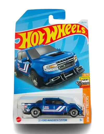 Hot Wheels 22 Ford Maverick Custom Blue HW Hot Trucks 10/10