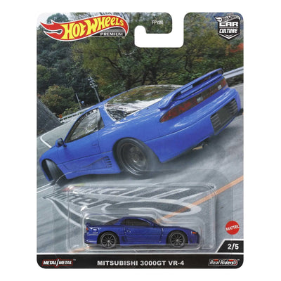 Hot Wheels Car Culture Circuit Legends Vehicles for 3 Kids Years Old & Up Premium Collection of Car Culture 1:64 Scale Vehicles